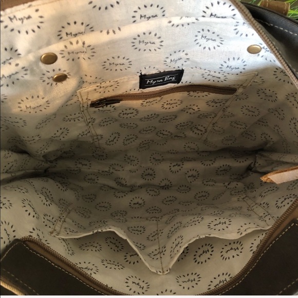 Myra upcycled Sunburned stripe bag purse NWT - Picture 5 of 6